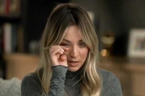 Kaley Cuoco breaks down in tears 18 years after costar John Ritter’s death as fans ‘sob’ &amp;..