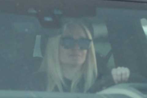 RHOBH’s Erika Jayne smirks as she’s seen for first time since Tom entered assisted living facility..