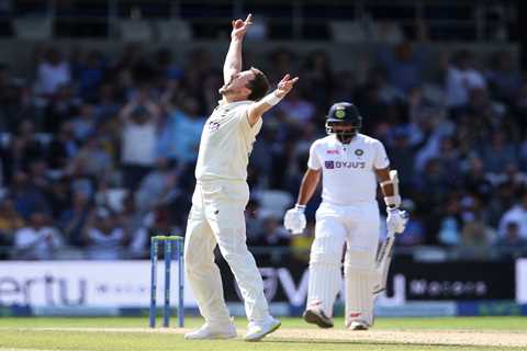 Ollie Robinson fires England to huge win over India with five wickets as hosts level series with..