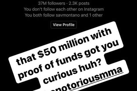 YouTube star Jake Paul sent Conor McGregor a message on Instagram urging him to ‘take the fight..