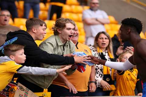 Man Utd star Paul Pogba makes Wolves fan’s day by giving him his shirt… despite being called..
