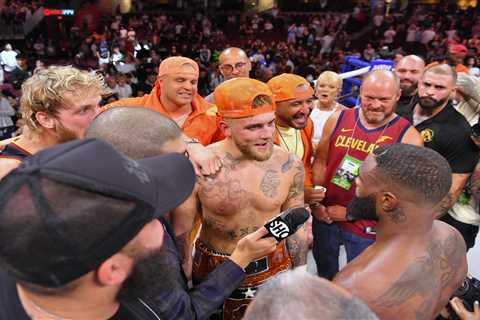 Jake Paul agrees to Tyron Woodley rematch as long as ex-UFC star gets ‘I love JP’ tattoo after..