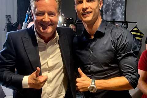 Piers Morgan one of just 57 people Cristiano Ronaldo follows on Twitter.. so who else is on Man Utd ..