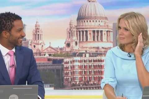 GMB’s Charlotte Hawkins makes awkward gaffe as she jokes about ‘wishing the time away’