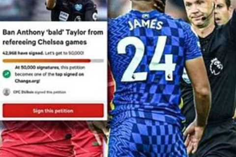Alonso likes post promoting petition for Anthony Taylor to be banned from refereeing Chelsea games..