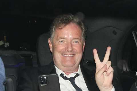 Piers Morgan jokes ‘awks’ after watching Prince Harry give surprise speech at GQ awards following..