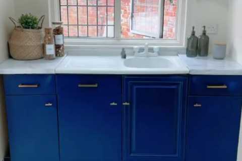 Stacey Solomon reveals incredible £63 kitchen transformation with marble worktops and gold details