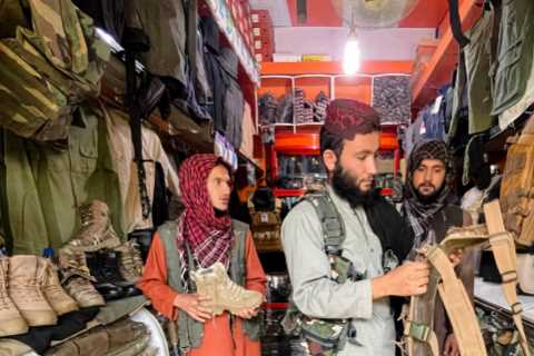 I went looking for the Queen’s portrait…and found fear in the Taliban’s bizarre bazaar