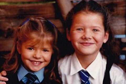 Holly Willoughby looks completely different in childhood snap without her trademark blonde hair