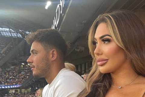 Chloe Ferry fans predict romance with Love Island’s Brad McCelland as they attend Soccer Aid..
