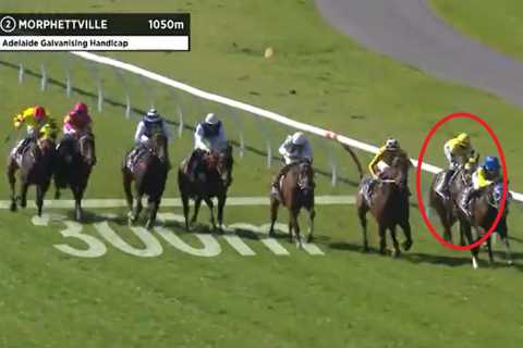 Female jockey handed six-week ban over mid-race incident that sparked investigation into betting..