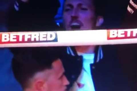 Leeds star Luke Ayling filmed launching X-rated rant after Josh Warrington fight ends in..