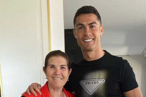 Cristiano Ronaldo has banned his mum from going to big matches after she FAINTED twice with nerves..