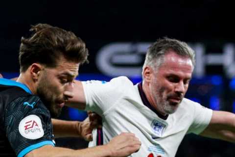 England 0 World XI 3: Love Island’s Kem Cetinay scores twice and Lee Mack breaks duck in dominant..