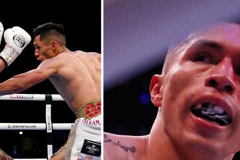 Josh Warrington fight with Mauricio Lara ends in a DRAW after headbutt causes nasty cut over..