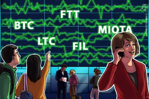 Top 5 cryptocurrencies to watch this week: BTC, LTC, FIL, FTT, MIOTA
