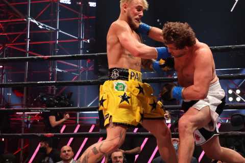 Ex-UFC star Ben Askren extends olive branch to Jake Paul as he admits he respects rival after win..