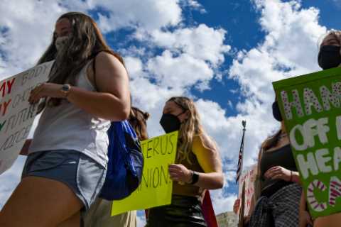 Democrats Press Biden Administration to Take On Texas Abortion Law