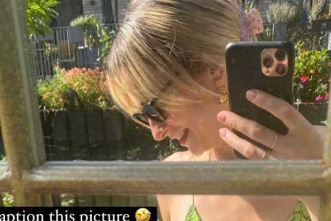 Jack P Shepherd’s girlfriend poses in her swimsuit in sunny Manchester for the last knocking of..