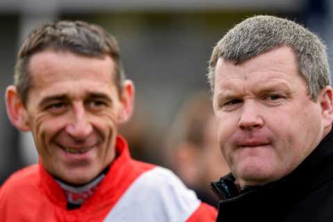 Gordon Elliott enters first runners at Punchestown on Tuesday on huge return to racing after photo..