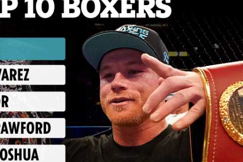Top ten P4P boxing stars across all weight divisions revealed with Canelo Alvarez and Anthony..