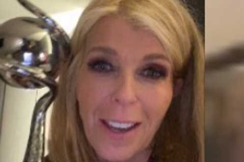 Kate Garraway reveals emotional moment she told husband Derek about NTAs win as she FaceTimes him..