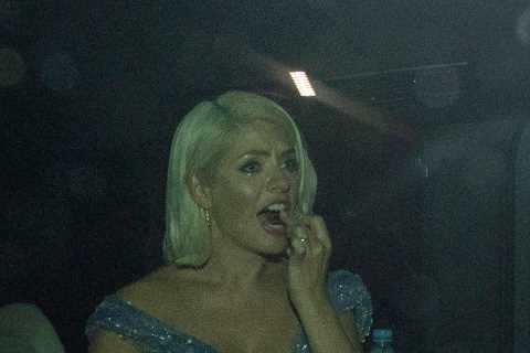 Holly Willoughby scoffs doughnuts as Love Island’s Chloe Burrows looks all partied out as celebs..