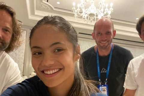 Emma Raducanu’s team includes friendly giant coach who was Tim Henman’s best man and helped steer..