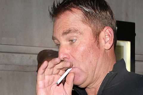Cricket legend Shane Warne joked he tried smoking 100 cigarettes a day to cure Covid