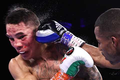 Oscar Valdez defends world title with controversial win over Robson Conceicao but punch stats show..
