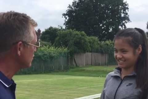 Emma Raducanu is fresh-faced kid aged 15 in amazing old video from former tennis club before rising ..