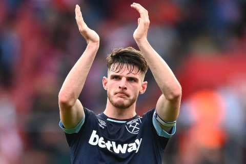 Man City ready to fight rivals Man Utd for £100million West Ham star Declan Rice as replacement for ..