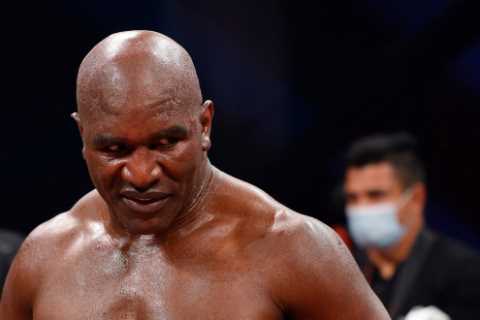Evander Holyfield still wants Mike Tyson boxing trilogy fight despite his ‘sad’ first round TKO..