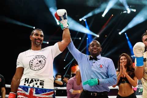 David Haye, 40, wins comeback fight and calls out ‘big fat dosser’ Tyson Fury &amp; says he is..
