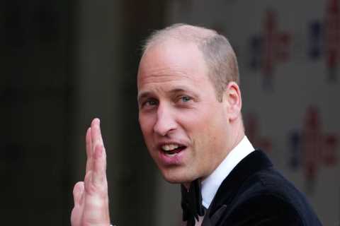Prince William arrives to honour NHS heroes at Sun’s Who Cares Wins awards