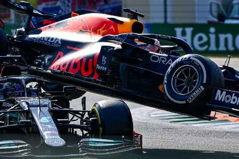 Lewis Hamilton accused of FAKING Italian GP injury by Red Bull advisor despite Verstappen’s car..