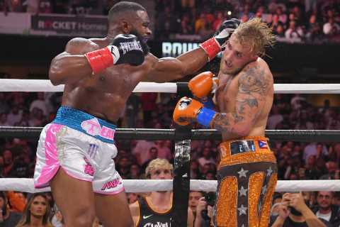 Tyron Woodley accuses Jake Paul of being ‘scared’ after YouTuber moves on from rematch with ex-UFC..
