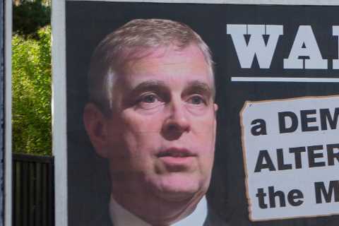 Prince Andrew ‘WANTED’ billboards appear across Britain as Duke dodges lawyers over Virginia..