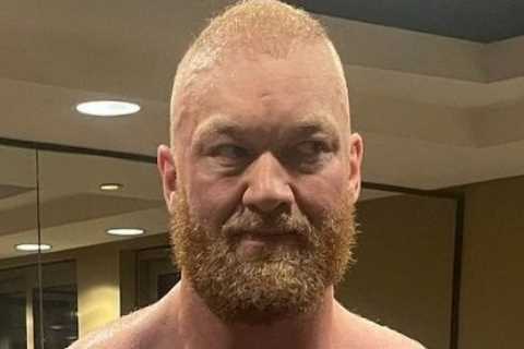 Hafthor Bjornsson reveals incredible body transformation as he drops NINE stone ahead of Devon..