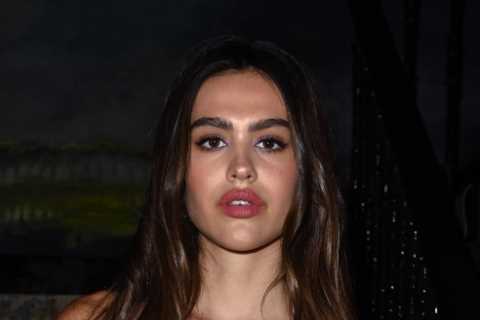 Scott Disick’s ex Amelia Hamlin, 20, suffers wardrobe malfunction &amp; shows underboob at London..