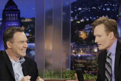 Conan O’Brien claims NBC tried to BAN Norm Macdonald from his late-night show as TV star remembers..