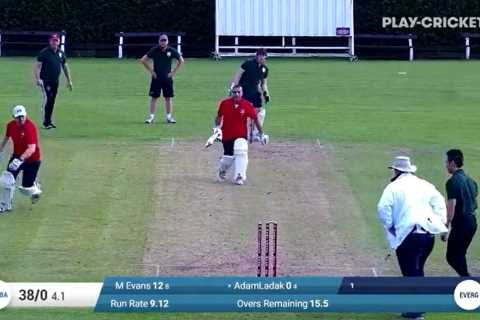 Watch most village cricket ever with comical run out, batsman throws bat at team-mate and umpire..