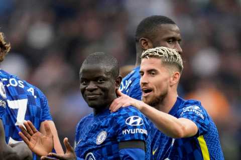 N’Golo Kante scores first Chelsea goal since November 2019 as fans joke he ‘saves it for the big..