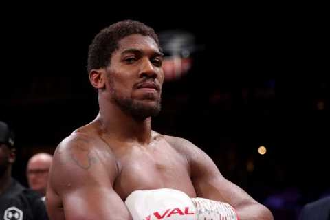 AJ warns Usyk that intimidation won’t work after Ukrainian searched Wembley crowd to call out..