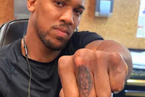 Anthony Joshua’s tattoos include nod to his Olympic gold, African roots… and gangster films