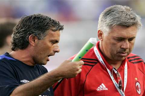 Carlo Ancelotti sends message to old rival Jose Mourinho as Chelsea legends’ bizarre relationship..