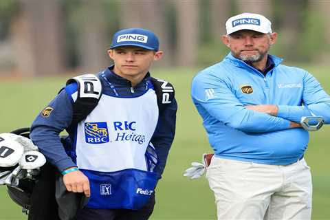 Lee Westwood says nervous son Sam’s ‘knees are knocking’ at replacing wife Helen as caddie at Ryder ..