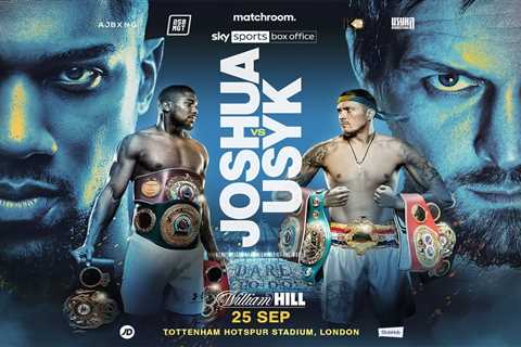 Anthony Joshua calls Oleksandr Usyk fight ‘the perfect storm’ as he gears up for Tottenham tussle..