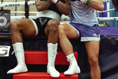 Inside Anthony Joshua’s training camp with Brit sparring mainly AMATEURS to prepare for Oleksandr..