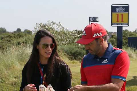 Sergio Garcia’s American wife Angela vows to fight home fans AGAIN if Team Europe insults get out..